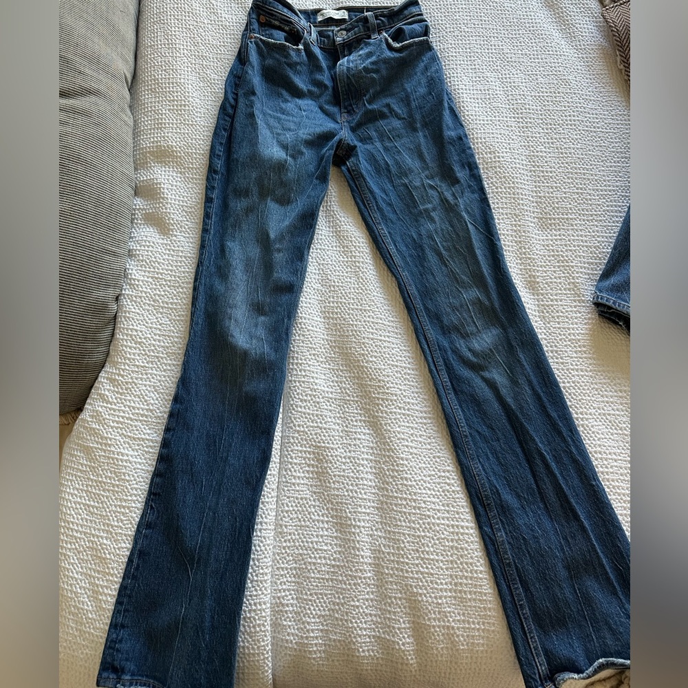 Abercrombie High Rise Vintage Flare Jean